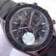 2017 Swiss Replica Omega Seamaster Chronograph Black leather watch (4)_th.jpg